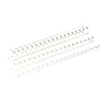 Fellowes 53462 accessori per la rilegatura (Fellowes 53462 12mm White Plastic Comb)