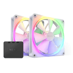 NZXT F140 RGB TWIN Case per computer Processore Ventilatore 14 cm Bianco 2 pz (NZXT x2 F140 RGB 140mm Fan & RGB Lighting