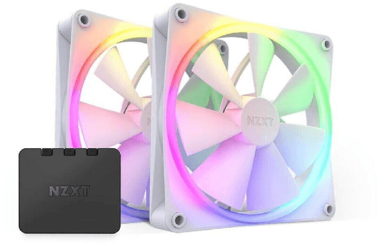 NZXT-F140-RGB-TWIN-Case-per-computer-Processore-Ventilatore-14-cm-Bianco-2-pz--NZXT-x2-F140-RGB-140mm-Fan---RGB-Lighting