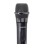 Lenco-MCW-020BK-microfono-Nero-Microfono-per-palco-spettacolo