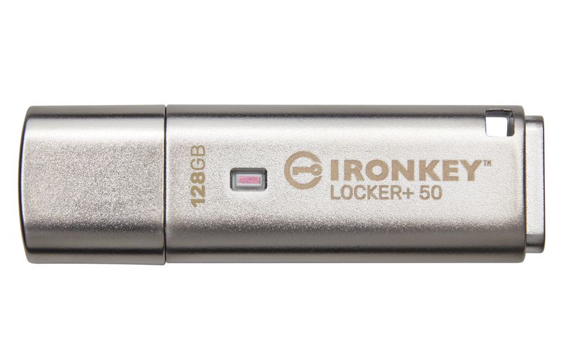 Kingston-Technology-IronKey-128GB-IKLP50-AES-USB-w-256bit-Encryption--128GB-USB-3.2-IRONKEY-LOCKER50---AES-USB-W-256BIT-