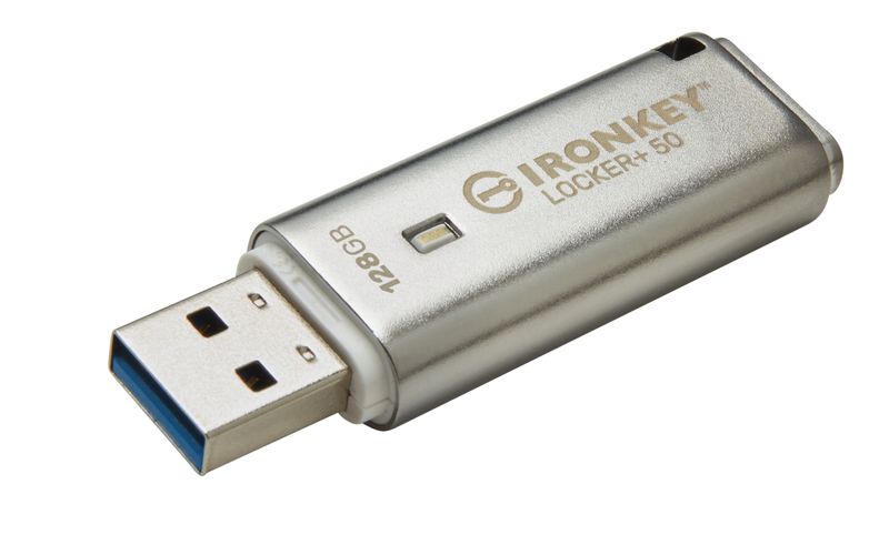 Kingston-Technology-IronKey-128GB-IKLP50-AES-USB-w-256bit-Encryption--128GB-USB-3.2-IRONKEY-LOCKER50---AES-USB-W-256BIT-