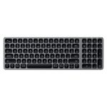 Satechi ST-ACBKM-DE tastiera Casa Bluetooth QWERTZ Tedesco Nero, Grigio