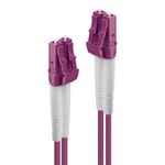 Lindy 46344 cavo a fibre ottiche 10 m LC OM4 Rosa (Fibre Optic Cable LC/LC OM4 - 10m - Warranty 120M)