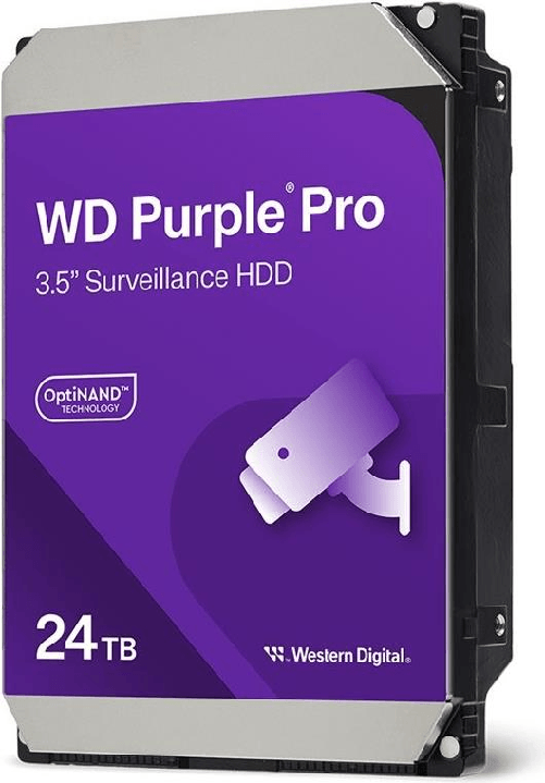 Western Digital Purple Pro WD240PURP disco rigido interno 24 TB 7200 Giri/min 512 MB 3.5" Serial ATA III