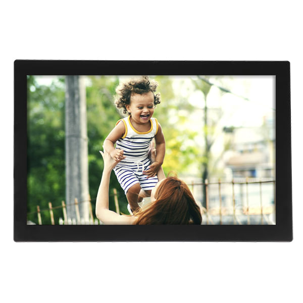 Denver-PFF-1037B-cornice-per-foto-digitali-Nero-256-cm--10.1---Touch-screen-Wi-Fi