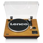 Lenco-LS-55WA-piatto-audio-Giradischi-con-trasmissione-a-cinghia-Legno-Semiautomatico