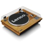 Lenco-LS-55WA-piatto-audio-Giradischi-con-trasmissione-a-cinghia-Legno-Semiautomatico