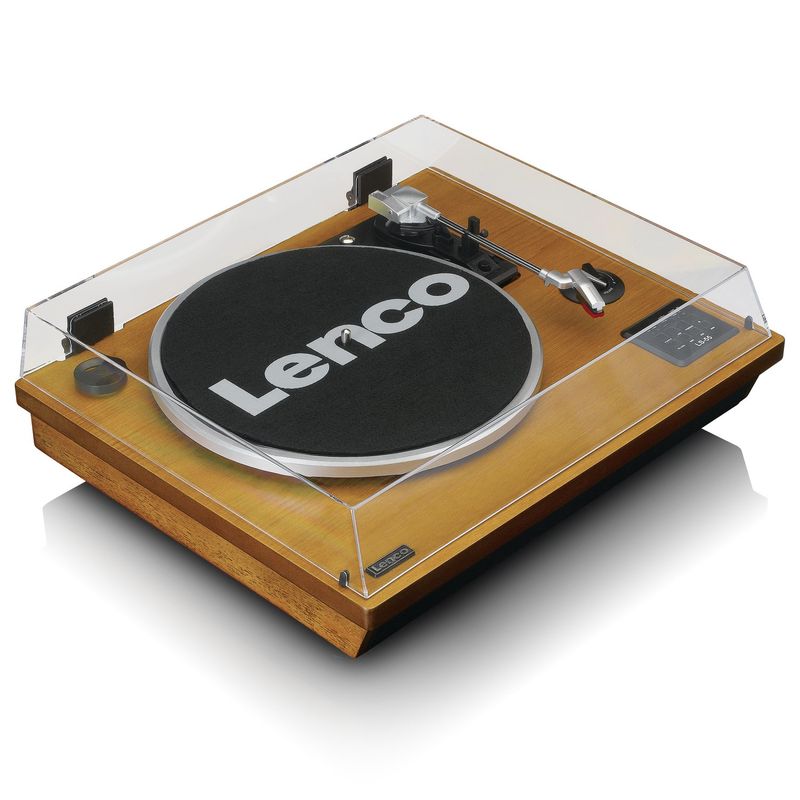 Lenco-LS-55WA-piatto-audio-Giradischi-con-trasmissione-a-cinghia-Legno-Semiautomatico