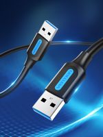 Vention-CONBD-cavo-USB-USB-3.2-Gen-1--3.1-Gen-1--05-m-USB-A-Nero