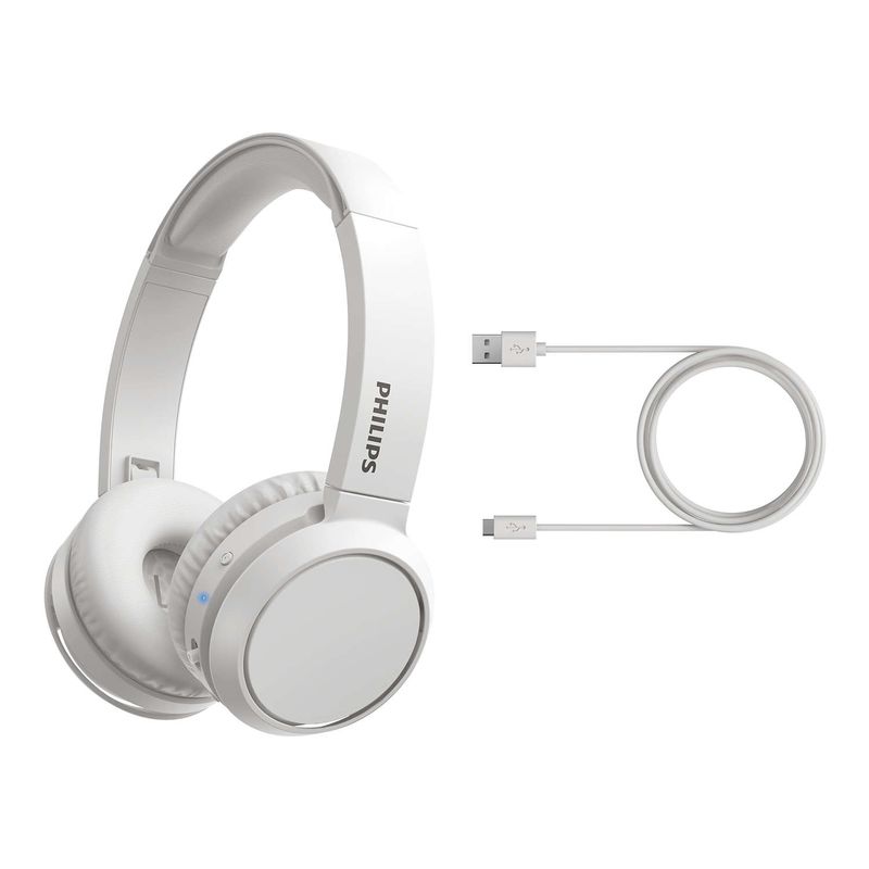 Philips-4000-series-TAH4205WT-00-cuffia-e-auricolare-Wireless-A-Padiglione-Musica-e-Chiamate-USB-tipo-C-Bluetooth-Bianco
