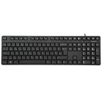 Targus AKB30AMUK tastiera USB QWERTY Inglese UK (Targus Antimicrobial USB Wired Keyboard UK) - Versione UK