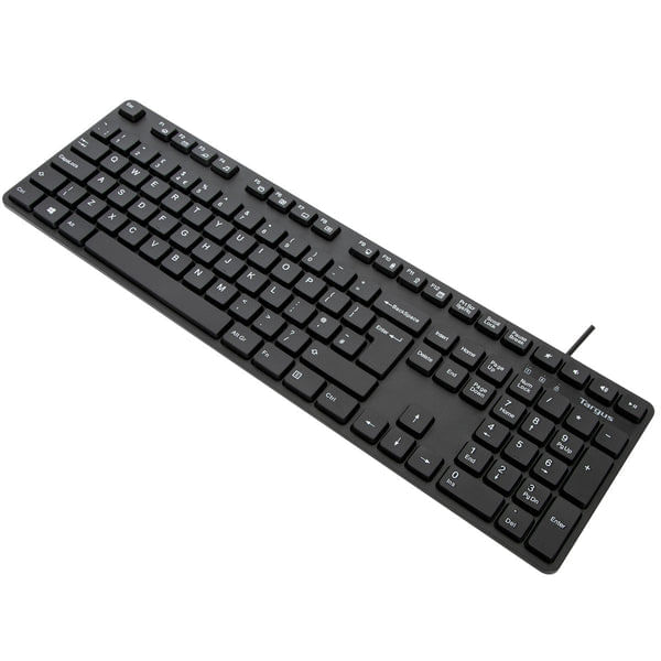 Targus-AKB30AMUK-tastiera-USB-QWERTY-Inglese-UK--Targus-Antimicrobial-USB-Wired-Keyboard-UK----Versione-UK