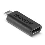 Lindy-41903-adattatore-per-inversione-del-genere-dei-cavi-USB-Type-C-USB-Type-Micro-B-Nero--Usb-2.0-Type-C-To-Micro-B---