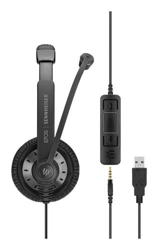 EPOS--SENNHEISER-IMPACT-SC-45-USB-MS-Auricolare-Cablato-A-Padiglione-Musica-e-Chiamate-USB-tipo-A-Nero