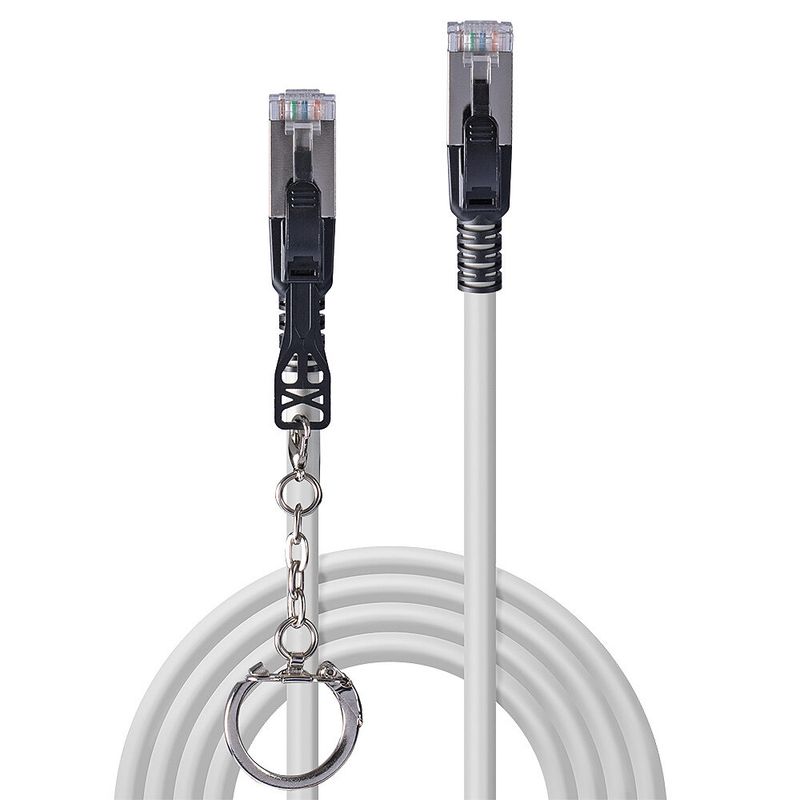 Lindy-47602-cavo-di-rete-Grigio-1-m-Cat6a-S-FTP-S-STP--Lindy-1m-Cat.6A-S-FTP-Locking-Network-Cable-Grey-