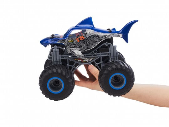 Revell-Big-Shark-Blau-1-16-RC-Modellauto-Elektro-Monstertruck-RtR-24-GHz--24558-