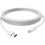 Vision - Cavo USB - Da USB Tipo A (M) a USB-C (M) - USB 3.0 - 3 A - 1 m - bianco