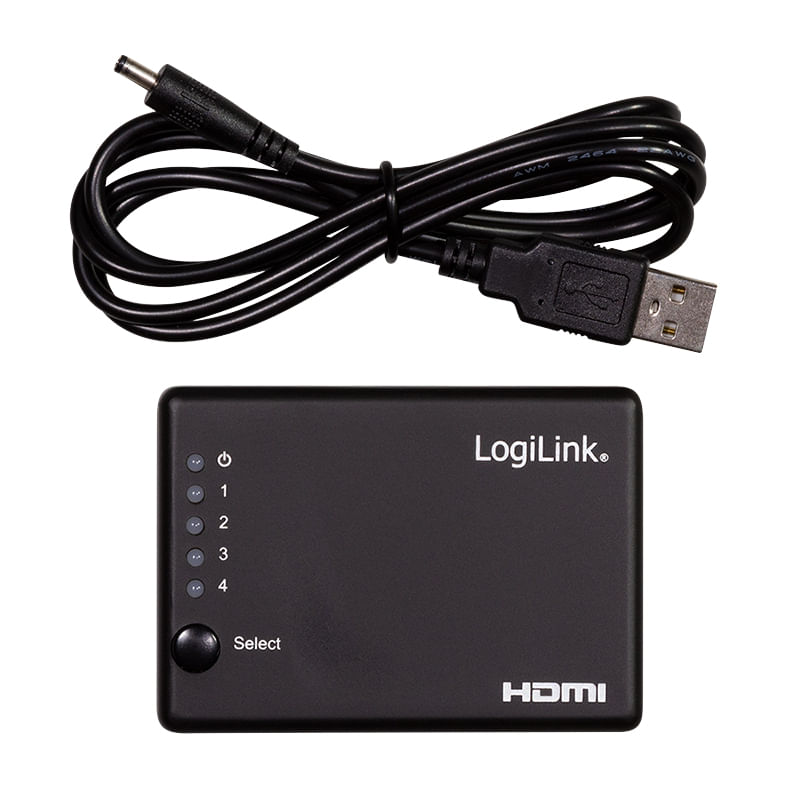 Splitter-HDMI-1x4-porte-4K-30Hz-sottile-nero