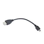 Cablexpert Gembird USB mini/USB 0.15m cavo USB USB 2.0 0,15 m Mini-USB B USB A Nero