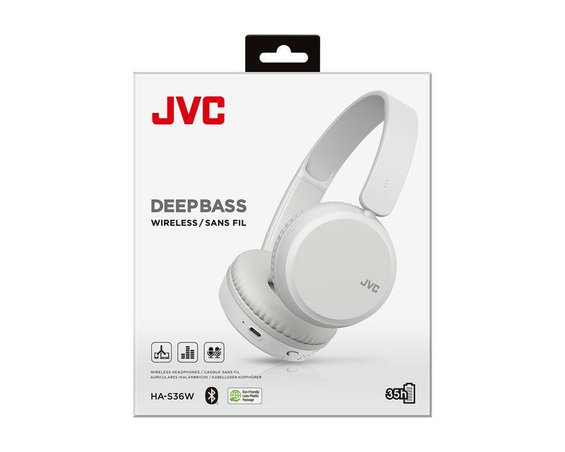 JVC-HA-S36W-Cuffie-Wireless-A-Padiglione-Musica-e-Chiamate-Bluetooth-Bianco