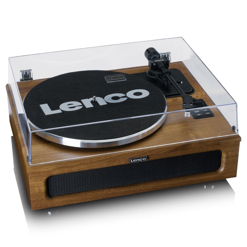 Lenco-LS-410WA-piatto-audio-Giradischi-con-trasmissione-a-cinghia-Marrone-Automatico