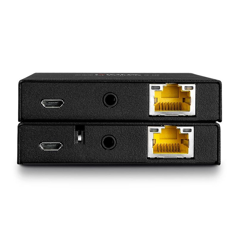 Lindy-38205-moltiplicatore-AV-Trasmettitore-e-ricevitore-AV-Nero--50m-Cat.6-HDMI-4K60---IR---Extender-with-PoC---Loop-Ou