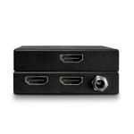 Lindy-38205-moltiplicatore-AV-Trasmettitore-e-ricevitore-AV-Nero--50m-Cat.6-HDMI-4K60---IR---Extender-with-PoC---Loop-Ou