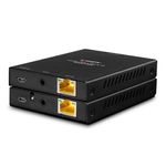 Lindy-38205-moltiplicatore-AV-Trasmettitore-e-ricevitore-AV-Nero--50m-Cat.6-HDMI-4K60---IR---Extender-with-PoC---Loop-Ou