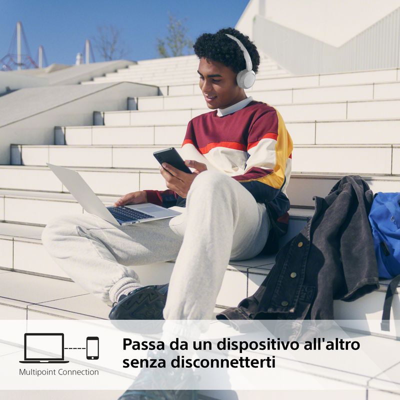 Sony-Cuffie-Bluetooth-wireless-WH-CH520---Durata-della-batteria-fino-a-50-ore-con-ricarica-rapida-stile-on-ear---Bianco