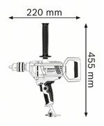 Leistung-850W--Leerlaufdrehzahl-0-630-min--Bohrleistung-Holz-40mm-Stahl-16mm-Alu-16mm--Drehmoment-max.-11Nm--Werkzeugauf