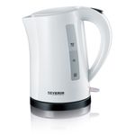 Severin WK 3494 bollitore elettrico 1,5 L 2200 W Nero, Bianco