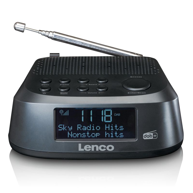 Lenco-CR-605BK-sveglia-Sveglia-digitale-Nero