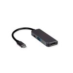 VALUE 12.99.1141 replicatore di porte e docking station per laptop Cablato USB 3.2 Gen 1 (3.1 Gen 1) Type-C Nero