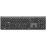 Logitech K950 Signature Slim tastiera Ufficio RF senza fili + Bluetooth QWERTZ Tedesco Grafite