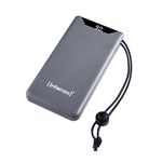 Intenso Power Bank  F10000 Pd Qualcomm Quick Charge 3.0 Digital Percentage Display Grigio