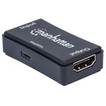 Manhattan-207621-moltiplicatore-AV-Ripetitore-AV-Nero--HDMI-REPEATER-4K-ACTIVE----DISTANCES-UP-TO-40M-BLACK-