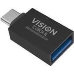 Vision TC-USBC3A/BL adattatore per inversione del genere dei cavi USB C USB 3.0 A Nero (VISION Professional installation