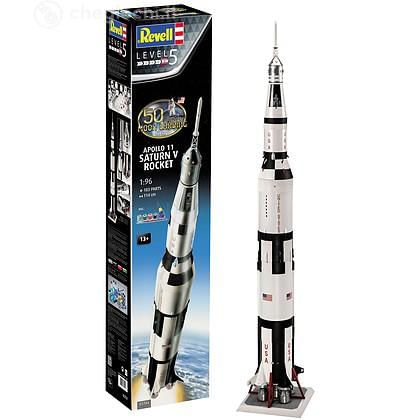 Revell-03704-Raumschiff-Modell-1-96-Montagesatz-Rakete--03704-