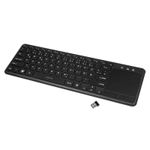 Logilink - Tastatur - mit Touchpad - kabellos - 2.4 GHz - Tastenschalter: Scissor-Key (ID0188)