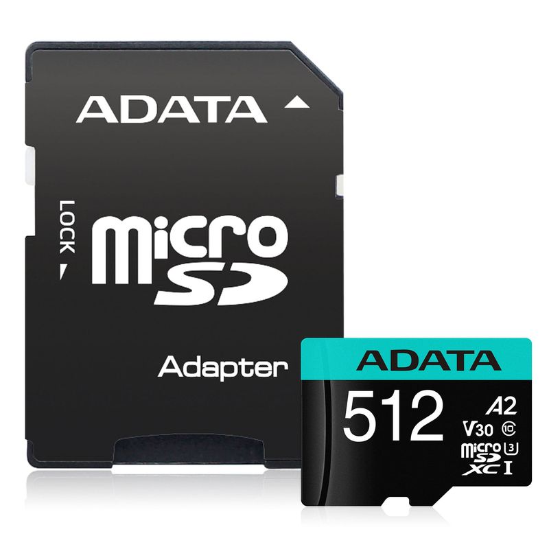 ADATA-Premier-Pro-512-GB-MicroSDXC-Classe-10--Premier-Pro-memory-card-512---GB-MicroSDXC-Class-10-Premier---Pro-512-GB-M