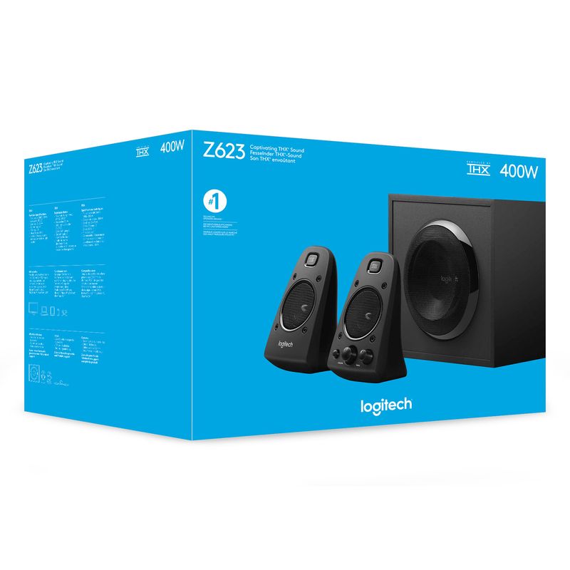 Logitech-Z623-set-di-altoparlanti-200-W-Universale-Nero-2.1-canali-35-W