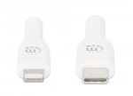 Manhattan-394512-cavo-per-cellulare-Bianco-1-m-USB-C-Lightning--USB-C-to-Lightning-Cable-Charge---Sync-1m-White-For-Appl