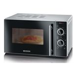 Severin MW 7771 forno a microonde Nero, Argento Microonde combinato Superficie piana 20 L 700 W