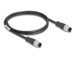 Delock-M12-Kabel-A-kodiert-8-Pin-Stecker-zu-PVC-1-m--80806-