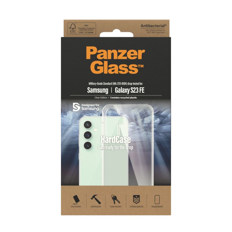 Custodia-rigida-PanzerGlass-per-Samsung-Galaxy-S23-FE-trasparente