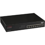 Longshine LCS-GSP8108 switch di rete Gigabit Ethernet (10/100/1000) Supporto Power over Ethernet (PoE) Nero