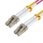 Microconnect 1.5m LC/UPC-LC/UPC cavo a fibre ottiche 15 m OM4 Viola (LC/UPC-LC/UPC 1.5m OM4 - Multimode Duplex LSZH Eric