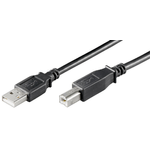 Microconnect USBAB03B cavo USB USB 2.0 0,3 m USB A USB B Nero