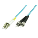 Microconnect FIB412003 cavo a fibre ottiche 3 m LC ST OM3 Blu (LC/UPC-ST/UPC 3m OM3 - MM Duplex LSZH OD 2mm 0.3dB - Aqua